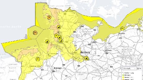 Wetter in Deutschland: Amtliche Warnung vor Sturm und Gewitter