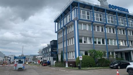 Strasbourg: un incendie en cours dans une entreprise industrielle du Port du Rhin, 70 pompiers mobilisés