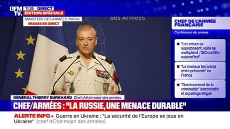 Conflits dans le monde: “Aujourd’hui, il y a une forme d’accoutumance à la violence qui augmente”, déplore le chef d’état-major des armées