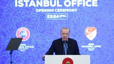 Erdoğan: UEFA ile daha fazla iletişim kuracak ve birlikte ortak projelere imza atacağız
