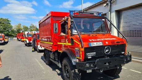 Waldbrand-Spezialisten aus Deutschland helfen in Spanien