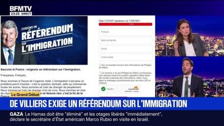 De Villiers exige un référendum sur l'immigration - 15/09