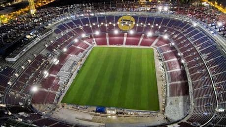 Más pruebas ilusionantes de la iluminación del Spotify Camp Nou