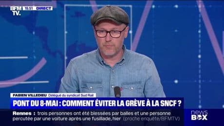 Menaces de grève à la SNCF: Fabien Villedieu, délégué syndical Sud Rail exprime ses "doutes" à propos de l'efficacité du dialogue social