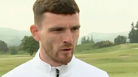 Andy Robertson reacts to Liverpool signing Florian Wirtz and Milos Kerkez