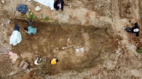 Discovered by chance, a mass grave revives memories of Greece's brutal civil war