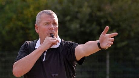 Football game is abandoned after players' disgusting violation of referee