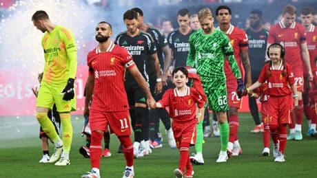 Liverpool vs Arsenal LIVE: Champions return to Anfield with Gunners set to give guard of honour