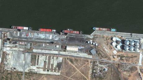Ukraine says its forces bombed a Russian ship carrying Iranian ammo as it ramps up deep-strike operations