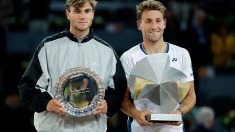 Jack Draper bested by Casper Ruud in thrilling Madrid Open final