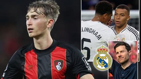Real Madrid close in on Dean Huijsen as Spanish giants agree the structure of a £50m deal for Bournemouth's star defender in transfer blow to Chelsea and Arsenal