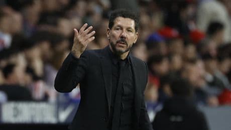 Simeone: "Les dije a los jugadores que cuando quieren juegan muy bien"