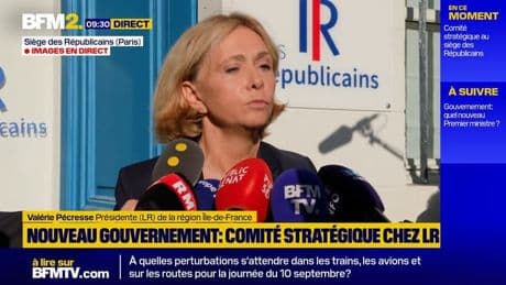 "Nous souhaitons non pas un Premier ministre nommé mais un Premier ministre pressenti, il faut changer de méthode", affirme Valérie Pécresse