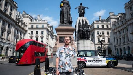 Brit amputee injured in Russian drone strike treated by Ukrainian prosthetics charity