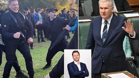 PETER VAN ONSELEN: Hang on a second... Australia can't even deport the NAZIS? Immigration Minister's airy fairy response to notorious extremist Thomas Sewell should make Aussies furious