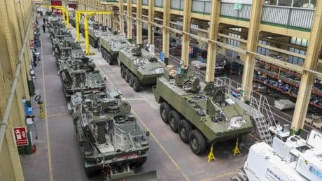 General Dynamics lanza un plan para duplicar su producción de blindados y plantilla en España