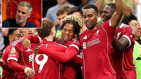 Jamie Carragher names Liverpool star who has been 'all over the place' after win at Newcastle - and identifies other player who has had 'really poor start'