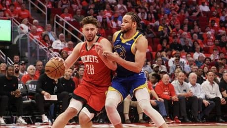 Alperen Şengün, Warriors'a karşı "triple-double"ın kıyısından döndü