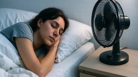 ¿Dormir con el ventilador sí o no? Esto dicen los expertos sobre tener aparatos encendidos
