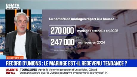 C'est votre vie : Record d'unions, le mariage est-il redevenu tendance ? - 12/09