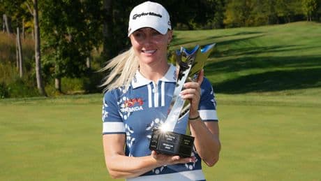 Europese Solheim Cup-vedette Charley Hull slaat toe op LPGA Tour: ’Ik stond te ’shaken’ boven mijn laatste putt’