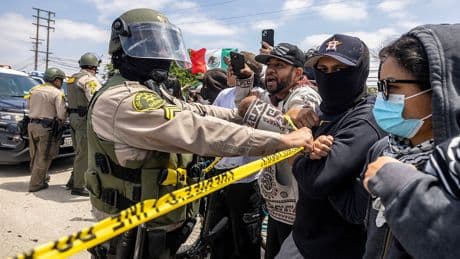 National Guard to be deployed to immigration 'riots' - as Trump claims state officials 'can't do their jobs'