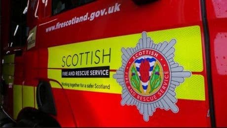 Busy Edinburgh street closed as fire crews battle building blaze
