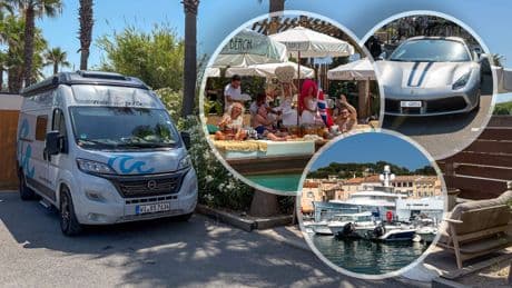 Roadtrip met de camper langs de chique Côte d’Azur: ’De sushi van €450 laten we even’
