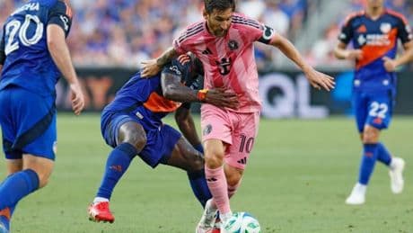 Cincinnati corta la racha de Messi en el segundo aniversario de su llegada a Miami
