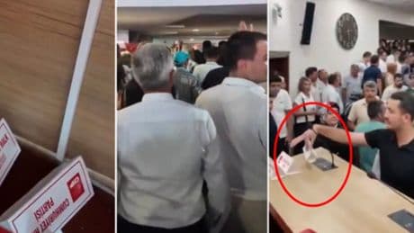 Aydın'da gerilim tırmanıyor! AKP'liler Meclis'i bastı, CHP kartlarını yere attılar