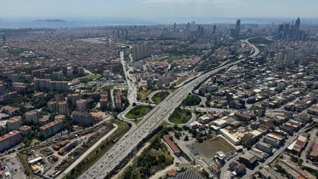 Kurban Bayramı öncesi denetim! Ekipler trafiği havadan görüntüledi