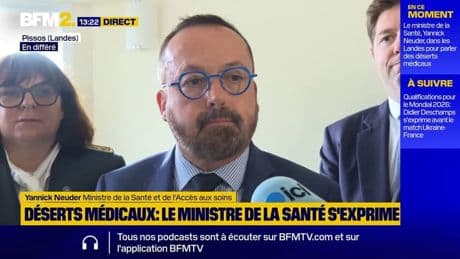 Déserts médicaux: un dispositif "totalement opérationnel d'ici mi-septembre", précise Yannick Neuder