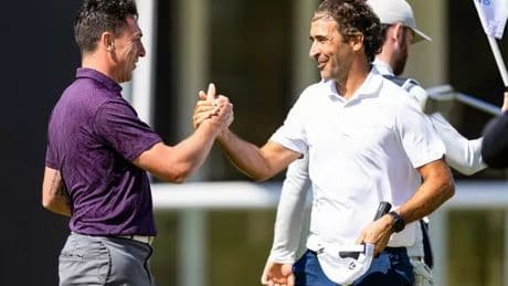 The Celtic and Rangers question Raul had about Scott Brown and Steven Whittaker at golf link up