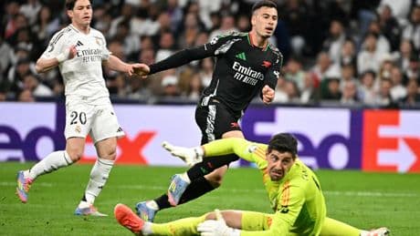 Ligue des champions : le Real Madrid de Kylian Mbappé éliminé par Arsenal