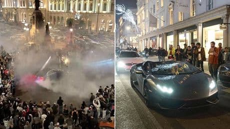 Mayfair supercar crackdown: Wealthy drivers who cause havoc by revving their engines and racing round affluent streets face fines