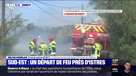 Incendie: un départ de feu signalé à Châteauneuf-les-Martigues (13) près d'Istres