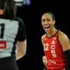 A'ja Wilson puts Aces ahead late and has 26 points, 18 rebounds in 84-81 win over Mercury