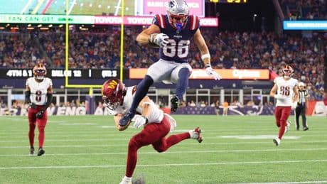 Efton Chism III An ‘Absolute Joy’ For Patriots Receivers Coach Todd Downing