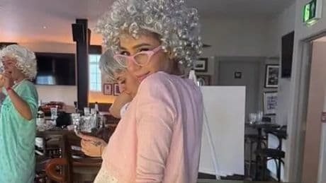 I'm A Celeb star unrecognisable as she dresses up as OAP for surprise birthday