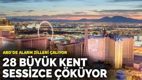 ABD'de alarm zilleri çalıyor: 28 büyük kent sessizce çöküyor