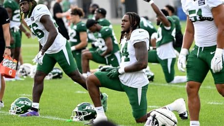 Jets coaches praise Aaron Glenn for putting focus on tackling early in training camp