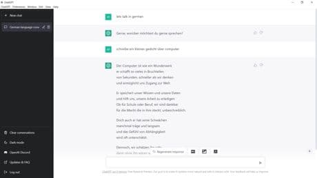 ChatGPT Desktop-App