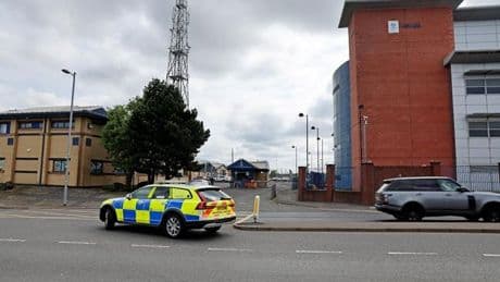Scots gun cops needed hospital treatment for burns after blunder cleaning patrol car