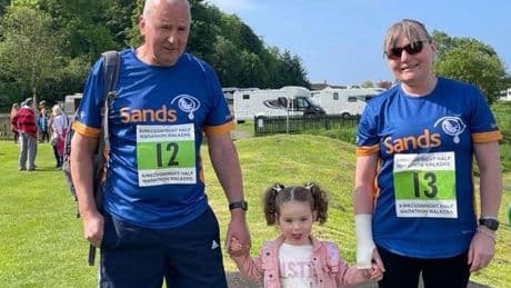 Husband and wife to walk Kirkcudbright Half Marathon for cause close to their hearts