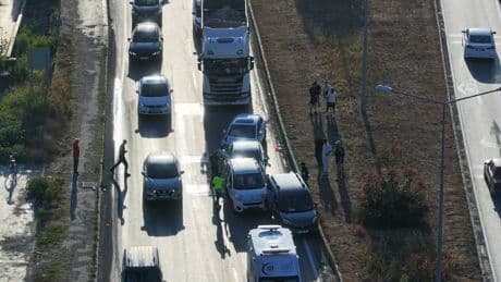 Samsun'da can pazarı: 5 araç birbirine girdi
