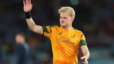 Australia’s Tom Lynagh ruled out of third Test against Lions after brutal elbow