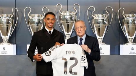 Alexander-Arnold pasa a ser Trent en el Real Madrid