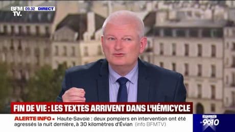 Projet de loi sur la fin de vie: "Je ne veux pas utiliser le mot euthanasie", indique Olivier Falorni (ancien rapporteur général de la commission spéciale)