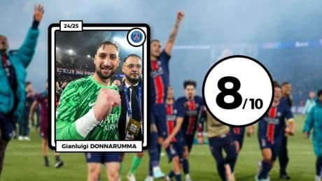 Les notes du PSG contre Arsenal : le héros Donnarumma, le combattant Neves, le guerrier Kvaratskhelia