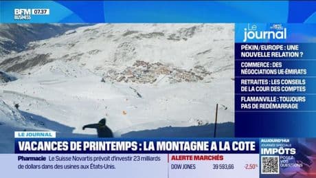 La montagne a du succès pour les vacances de printemps